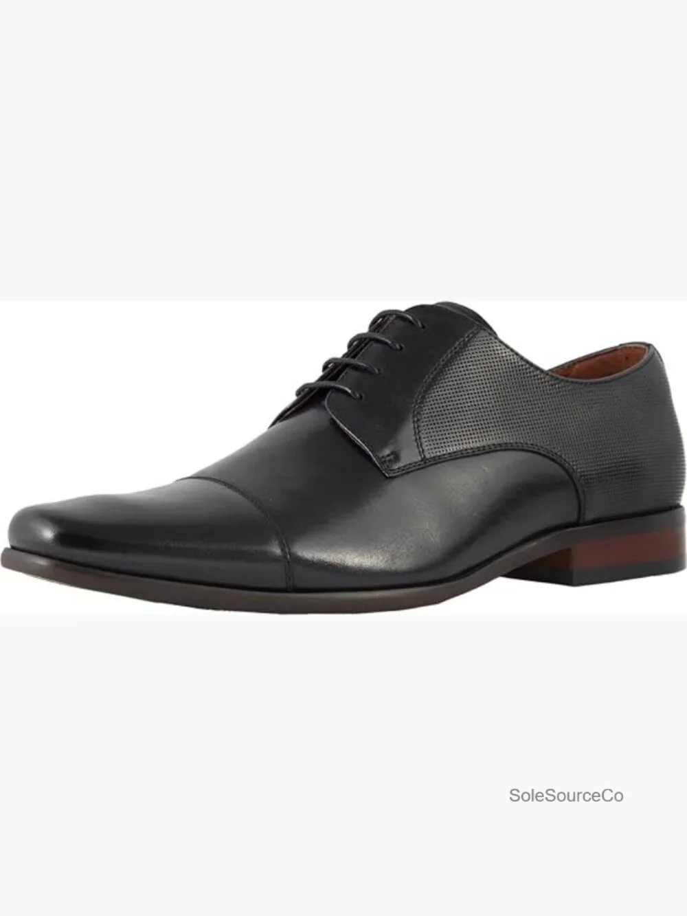 Cap Toe Oxford Lace Up Dress Shoes Leather Cushioned